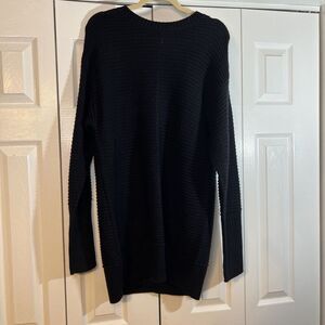 green emerald velvet dress Splendid x @Cellajaneblog Over The Shoulder Sweater Dress in Snow at Nordstrom, Size Large main image 0